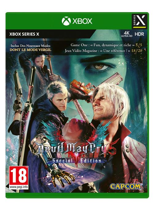 Devil May Cry 5 Edition Spéciale Xbox Série X État correct - Koch Media reconditionné disponible sur Fnac