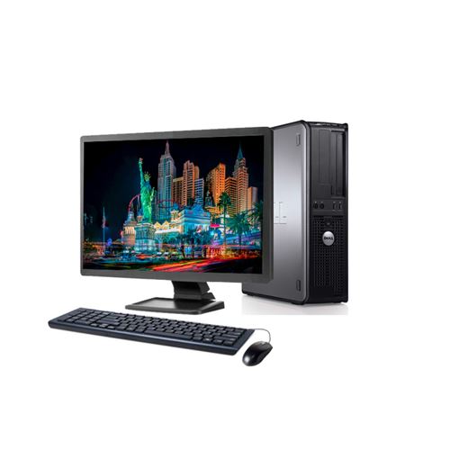 Unité centrale Dell 760 DT - Core 2 Duo - RAM 2Go - HDD 160Go - Windows 7 - Ecran 19 - Reconditionné État correct - N/A reconditionné disponible sur Fnac