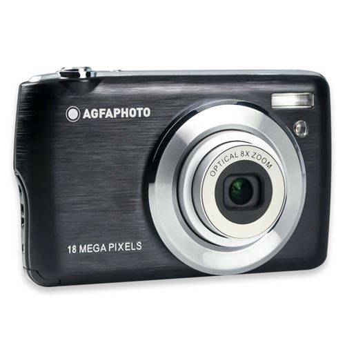Appareil Photo Numérique Compact Agfa Photo Realishot DC8200 Noir Housse + Carte SD 16Go incluses État correct - AgfaPhoto reconditionné disponible sur Fnac