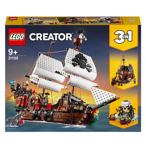 LEGO® Creator 3in1 31109 Le bateau pirate État correct - LEGO Creator reconditionné disponible sur Fnac