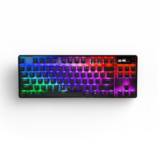 Clavier Gaming mécanique sans fil RGB SteelSeries Apex Pro TKL Wireless Noir AZERTY État correct - SteelSeries reconditionné disponible sur Fnac
