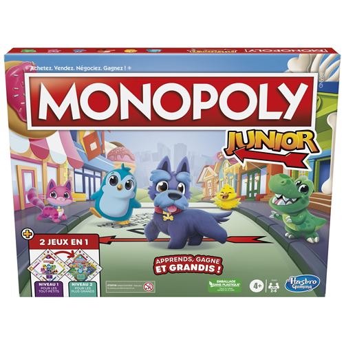 Acheter Jeu classique Monopoly Junior État correct - 13,05 € Jeu classique Monopoly Junior État correct - Monopoly reconditionné disponible sur Fnac