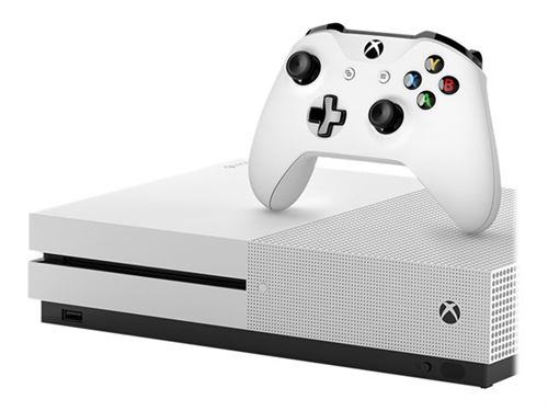 Console Microsoft Xbox One S 500 Go Blanc + Fifa 17 État correct - Microsoft reconditionné disponible sur Fnac