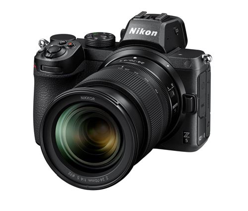 Appareil photo hybride Nikon Z5 noir + Z 24-70mm f/4 S État correct - Nikon reconditionné disponible sur Fnac