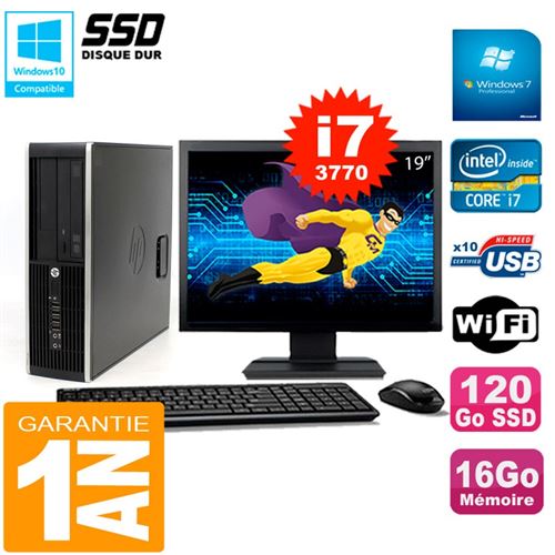 Acheter Pc hp compaq 8300 sff ecran 19' core i7-3770 ram 16go disque 120 go ssd wifi w7 État correct - 369,00 € Pc hp compaq 8300 sff ecran 19' core i7-3770 ram 16go disque 120 go ssd wifi w7 État correct - Hewlett-Packard reconditionné disponible sur Fnac
