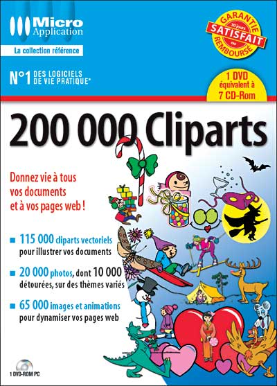 Acheter 200 000 Cliparts État correct - 16,00 € 200 000 Cliparts État correct - Avanquest reconditionné disponible sur Fnac
