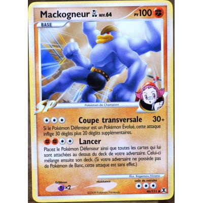 carte Pokémon 46 Mackogneur Gym Leader 100 PV Platine Rivaux Émergents État correct - Pokémon reconditionné disponible sur Fnac