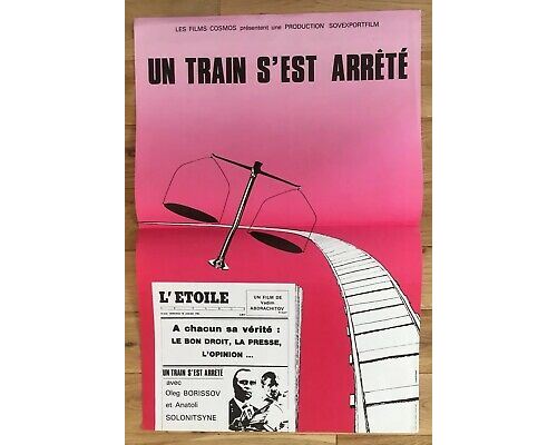 Acheter Un Train s'est Arrêté - 1982 - Vadim Abdrachitov - AFFICHE État correct - 29,99 € Un Train s'est Arrêté - 1982 - Vadim Abdrachitov - AFFICHE État correct - N/A reconditionné disponible sur Fnac