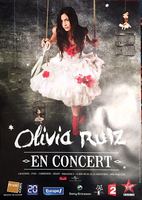 Olivia RUIZ - 40x60 cm - AFFICHE / POSTER État correct - N/A reconditionné disponible sur Fnac