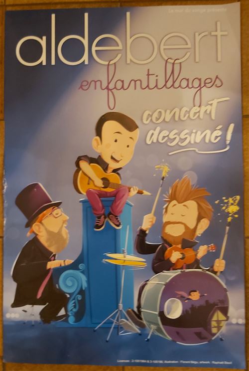 Acheter Aldebert - Enfantillages Concert Dessiné - 40x60cm - Affiche État correct - 10,99 € Aldebert - Enfantillages Concert Dessiné - 40x60cm - Affiche État correct - N/A reconditionné disponible sur Fnac