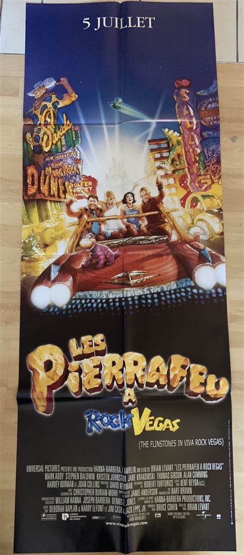 Acheter Affiche de Cinéma Originale - Les Pierrafeu à Rock Vegas - 60x160cm État correct - 10,99 € Affiche de Cinéma Originale - Les Pierrafeu à Rock Vegas - 60x160cm État correct - N/A reconditionné disponible sur Fnac