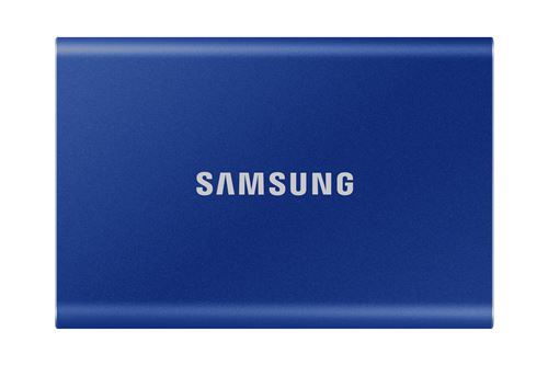 Disque SSD Externe Samsung Portable T7 MU-PC2T0H/WW USB 3.2 Bleu État correct - Samsung reconditionné disponible sur Fnac