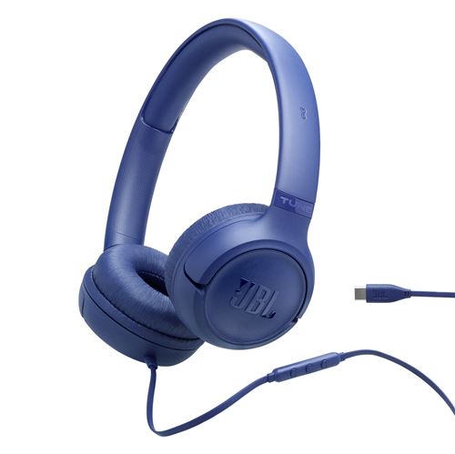 Casque supra-auriculaire filaire JBL Tune 530C Bleu État correct - JBL reconditionné disponible sur Fnac