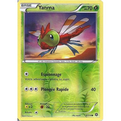 Acheter Carte Pokemon - XY11 - Offensive Vapeur - Yanma - PV 70 - 6/114 - Holo Reverse - VF État correct - 16,00 € Carte Pokemon - XY11 - Offensive Vapeur - Yanma - PV 70 - 6/114 - Holo Reverse - VF État correct - Asmodee reconditionné disponible sur Fnac