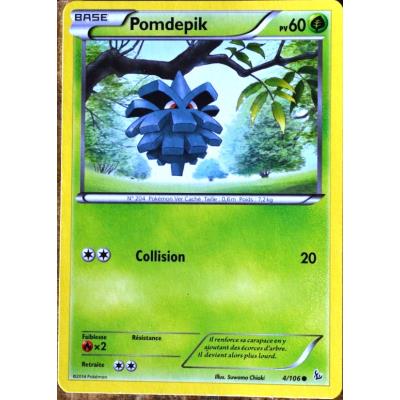 Acheter carte Pokémon 4/106 Pomdepik 60 PV Série Xy Étincelles NEUF FR État correct - 16,00 € carte Pokémon 4/106 Pomdepik 60 PV Série Xy Étincelles NEUF FR État correct - Pokémon reconditionné disponible sur Fnac