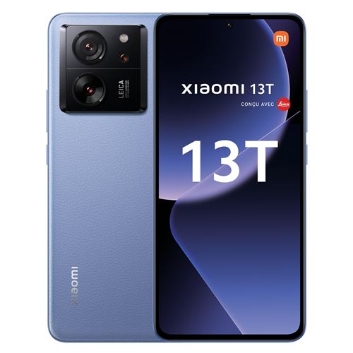 Smartphone Xiaomi 13T 6.67"" 5G Double SIM 256 Go Bleu État correct - Xiaomi reconditionné disponible sur Fnac