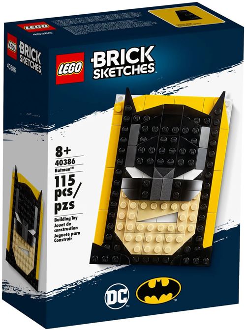 LEGO® Brick Sketches™ 40386 Batman DC État correct - N/A reconditionné disponible sur Fnac
