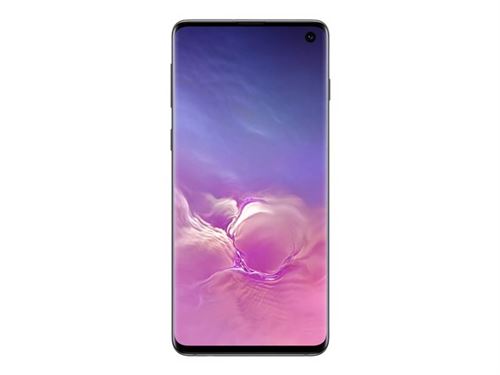 Samsung Galaxy S10 - 4G smartphone - double SIM - RAM 8 Go / Mémoire interne 128 Go - microSD slot - écran OEL - 6.1"" - 3040 x 1440 pixels - 3 x caméras arrière 12 MP, 12 MP, 16 MP - front camera 10 MP reconditionné - noir État correct - N/A reconditionné disponible sur Fnac