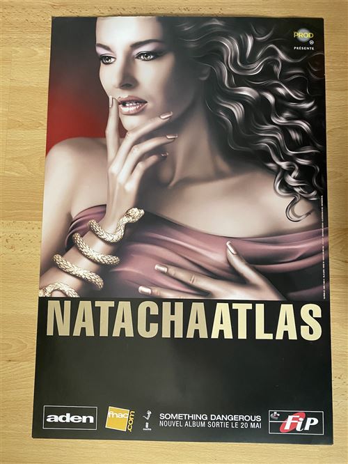 Natacha Atlas - Something Dangerous - 40x60cm - Affiche État correct - N/A reconditionné disponible sur Fnac
