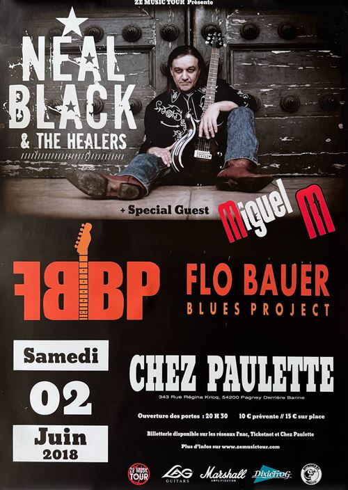 Acheter Affiche - Neal Black & The Healers - En concert 2018 - 60x90cm État correct - 14,99 € Affiche - Neal Black & The Healers - En concert 2018 - 60x90cm État correct - N/A reconditionné disponible sur Fnac