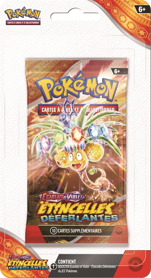 Acheter Carte à collectionner Pokémon Booster Blister EV08 Ecarlates et Violet Etincelles Déferlantes État correct - 29,20 € Carte à collectionner Pokémon Booster Blister EV08 Ecarlates et Violet Etincelles Déferlantes État correct - Pokémon reconditionné disponible sur Fnac