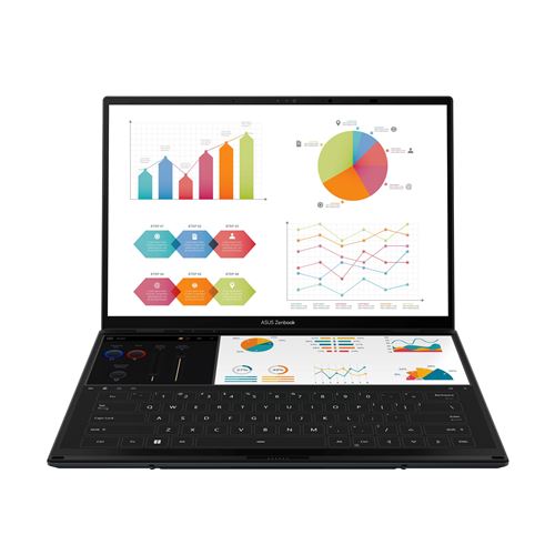Acheter PC portable Asus Zenbook Duo UX8406CA 14"" Ecran tactile Intel® Core™ Ultra 9 32 Go RAM 1 To SSD Gris État correct - 1977,99 € PC portable Asus Zenbook Duo UX8406CA 14"" Ecran tactile Intel® Core™ Ultra 9 32 Go RAM 1 To SSD Gris État correct - Asus reconditionné disponible sur Fnac