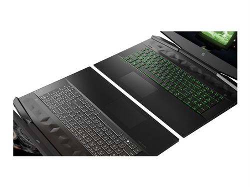 HP Pavilion Gaming Laptop 15-ec0005ng - AMD Ryzen 5 3550H / 2.1 GHz - Win 10 Familiale 64 bits - GF GTX 1650  - 8 Go RAM - 512 Go SSD NVMe - 15.6"" IPS 1920 x 1080 (Full HD) - Wi-Fi 5 - noir ombré, vert chrome (logo), peinture - clavier : Allemand État correct - Hewlett-Packard reconditionné disponible sur Fnac