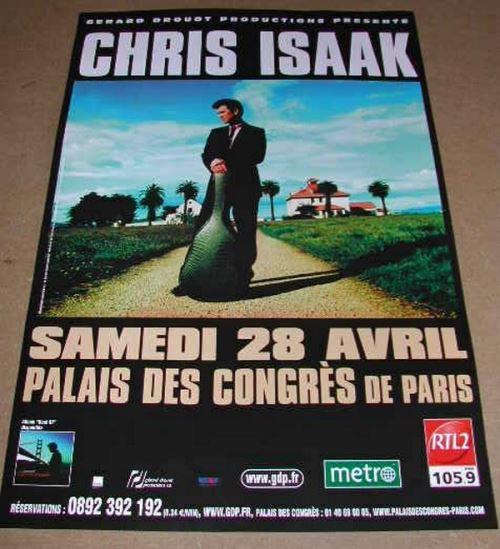 Chris Isaak - 40x60 cm - AFFICHE / POSTER État correct - N/A reconditionné disponible sur Fnac