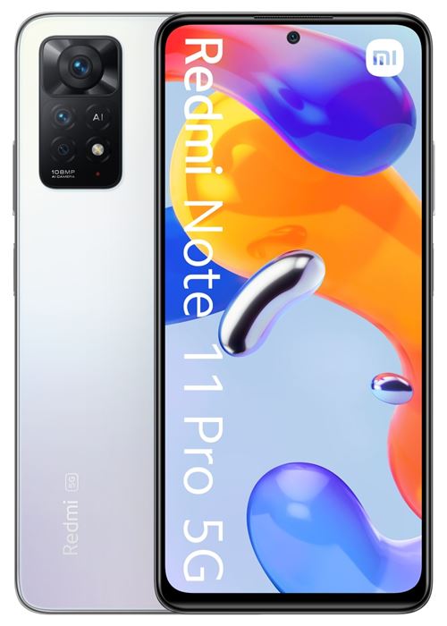 Acheter Smartphone Xiaomi Redmi Note 11 Pro 6.67"" 5G 128 Go Double SIM Blanc glacier État correct - 124,69 € Smartphone Xiaomi Redmi Note 11 Pro 6.67"" 5G 128 Go Double SIM Blanc glacier État correct - Xiaomi reconditionné disponible sur Fnac