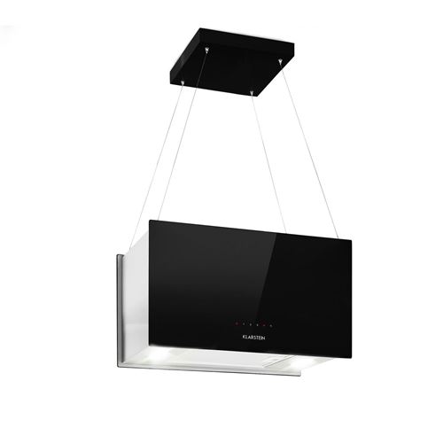 Klarstein Kronleuchter L - Hotte - hotte îlot - largeur : 60 cm - profondeur : 35 cm - recyclage - noir État correct - Klarstein reconditionné disponible sur Fnac