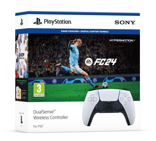Acheter Pack Manette DualSense PS5 + Jeu FC24 PS5 État correct - 84,99 € Pack Manette DualSense PS5 + Jeu FC24 PS5 État correct - Sony reconditionné disponible sur Fnac