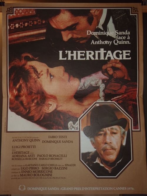 Affiche de Cinéma Originale - L'héritage - 1976 - Anthony Quinn - 116x158cm État correct - N/A reconditionné disponible sur Fnac