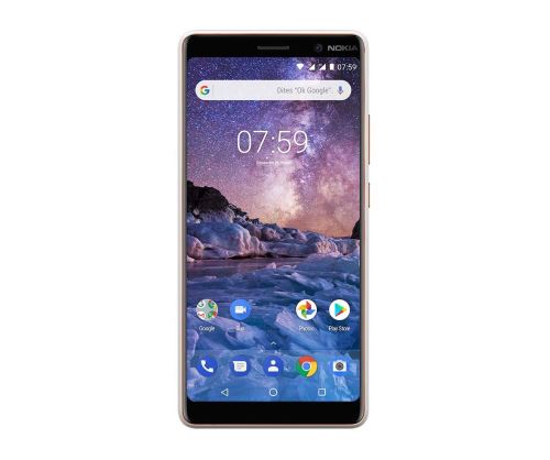 Smartphone Nokia 7 Plus Double SIM 64 Go Blanc - État correct Nokia sur Fnac