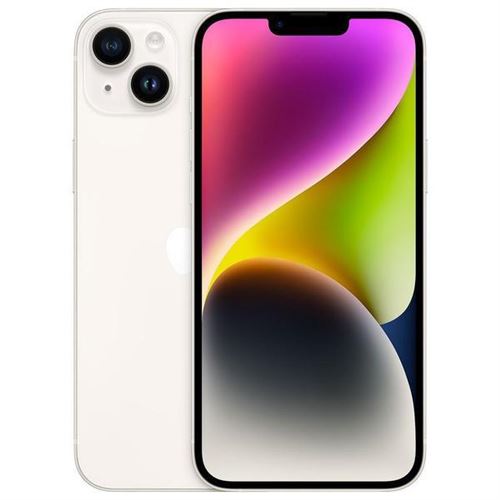 iPhone 14 6,1"" 5G Double SIM 256 Go Lumière stellaire État correct - N/A reconditionné disponible sur Fnac