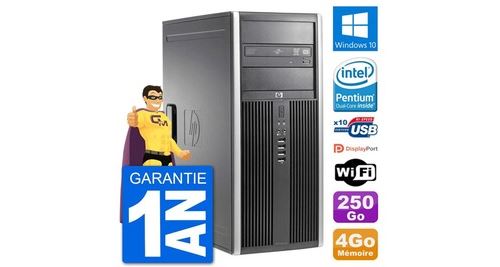 Pc tour hp 8200 intel g630 ram 4go disque dur 250go windows 10 wifi État correct - N/A reconditionné disponible sur Fnac