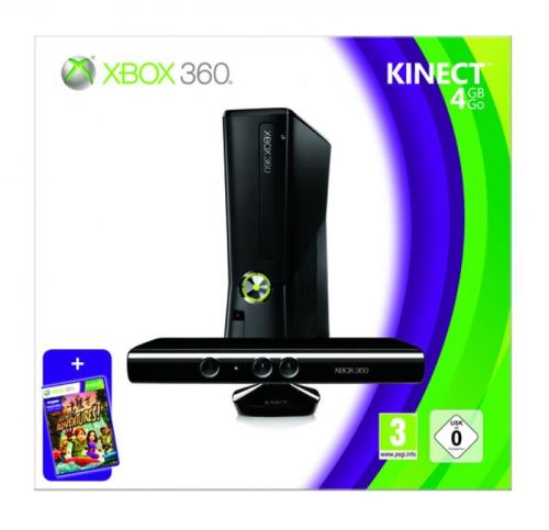 Console Xbox 360 4 Go Microsoft + capteur Kinect État correct - Microsoft reconditionné disponible sur Fnac