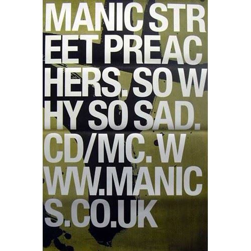 Manic Street Preachers - 100x150 cm - AFFICHE / POSTER État correct - N/A reconditionné disponible sur Fnac