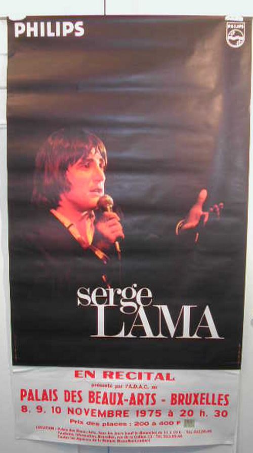 Acheter Serge LAMA - 78x144 cm - AFFICHE / POSTER État correct - 32,99 € Serge LAMA - 78x144 cm - AFFICHE / POSTER État correct - N/A reconditionné disponible sur Fnac