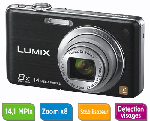 Panasonic Lumix DMC-FS30 EF-K Noir État correct - Panasonic reconditionné disponible sur Fnac