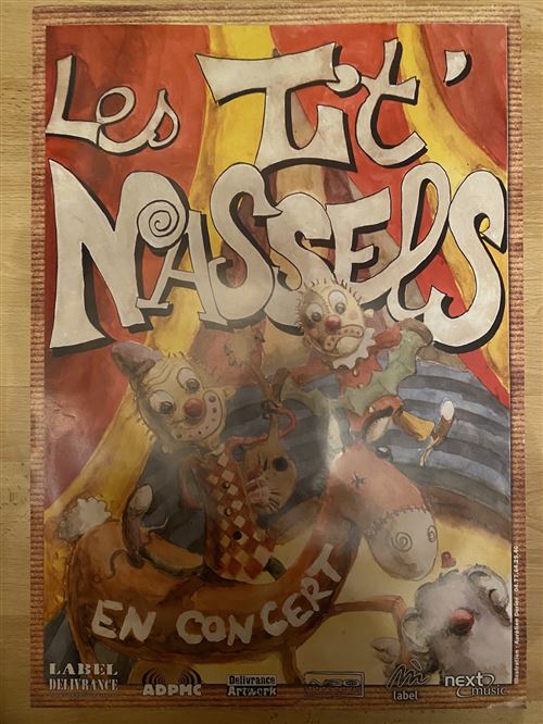 Les Tit'Nassels - En concert - 40x60cm - Affiche État correct - N/A reconditionné disponible sur Fnac