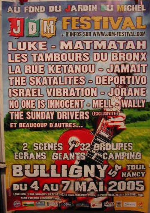 JDM Festival - 68x96 cm - AFFICHE / POSTER État correct - N/A reconditionné disponible sur Fnac