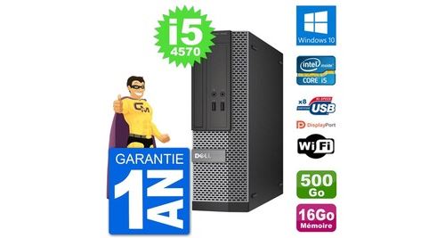 Pc dell optiplex 3020 sff i5-4570 ram 16go disque dur 500go windows 10 wifi État correct - N/A reconditionné disponible sur Fnac