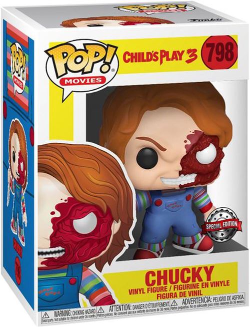 Figurine Funko Pop! N°798 - Chucky - Chucky Half (bd) État correct - N/A reconditionné disponible sur Fnac