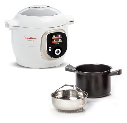 Acheter Mijoteur Moulinex Cookeo+ CE85BA10 1600 W Blanc État correct - 175,99 € Mijoteur Moulinex Cookeo+ CE85BA10 1600 W Blanc État correct - Moulinex reconditionné disponible sur Fnac