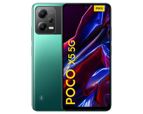 Smartphone Xiaomi Poco X5 Double nano SIM 5G 6.67"" 256 Go Vert État correct - Xiaomi reconditionné disponible sur Fnac