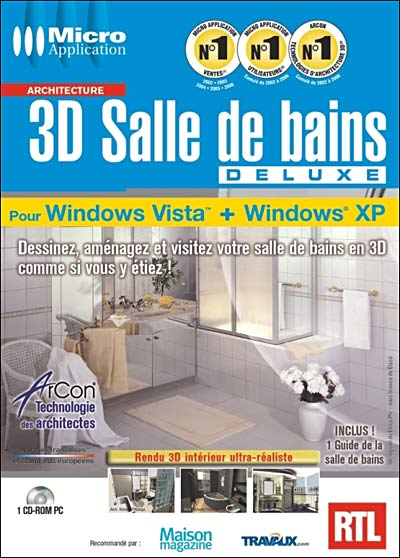 Acheter 3D Salle de Bains Deluxe État correct - 17,92 € 3D Salle de Bains Deluxe État correct - Avanquest reconditionné disponible sur Fnac
