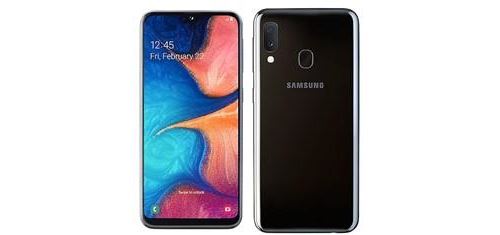 Samsung Galaxy A20e - 4G smartphone - double SIM - RAM 3 Go / Mémoire interne 32 Go - microSD slot - Écran LCD - 5.8"" - 1560 x 720 pixels - 2x caméras arrière 13 MP, 5 MP - front camera 8 MP - noir État correct - Samsung reconditionné disponible sur Fnac