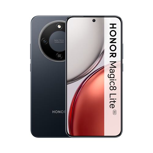 Smartphone Honor Magic8 Lite 6,79"" 5G Double nano SIM 256 Go Noir minuit État correct - Honor reconditionné disponible sur Fnac
