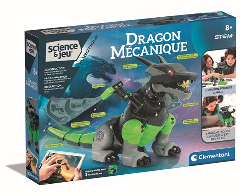 Robot Clementoni Science et Jeu Robotics Dragon Mécanique État correct - Clementoni reconditionné disponible sur Fnac