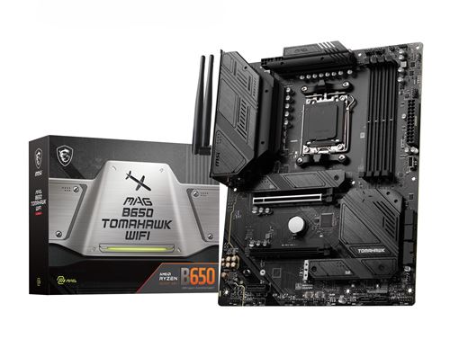 Acheter Carte mère MSI MAG B650 TOMAHAWK WIFI ATX Socket AM5 Chipset AMD B650 État correct - 132,99 € Carte mère MSI MAG B650 TOMAHAWK WIFI ATX Socket AM5 Chipset AMD B650 État correct - MSI reconditionné disponible sur Fnac